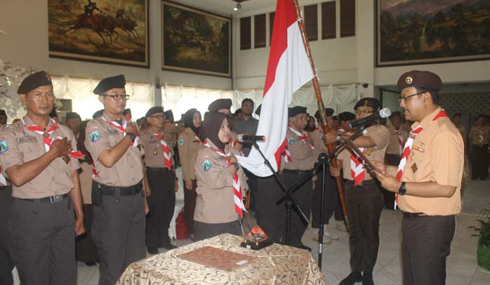 Pengurus Brigade Penolong 13 Dilantik Gus Ipul