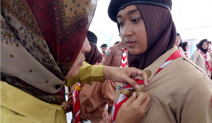 Brigade Penolong 1335 Kwarcab Kota Mojokerto Dilantik