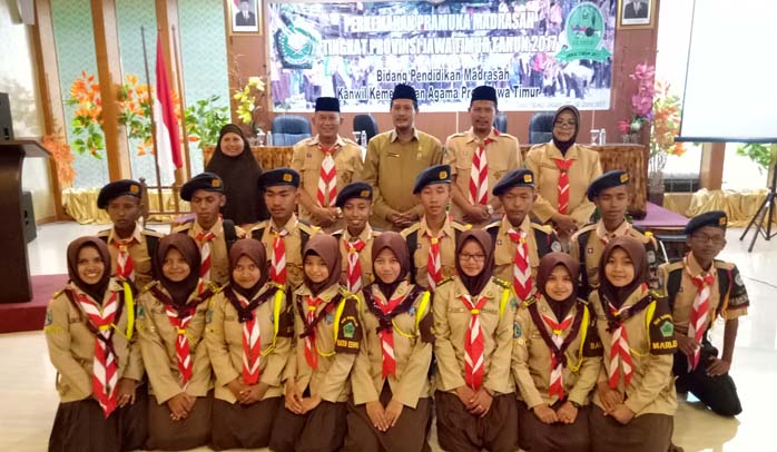 Perkemahan Pramuka Madrasah Jawa Timur 2017 Digelar di Trawas