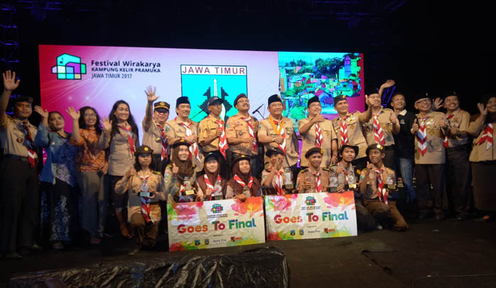 Gus Ipul Tutup Festival Wirakarya Kampung Kelir Pramuka 2017