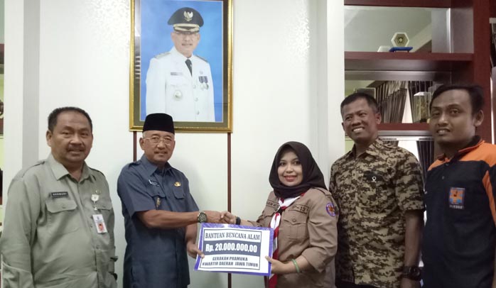 Kwarda Jatim Bantu Rp 20 Juta Penanganan Bencana Longsor Ponorogo
