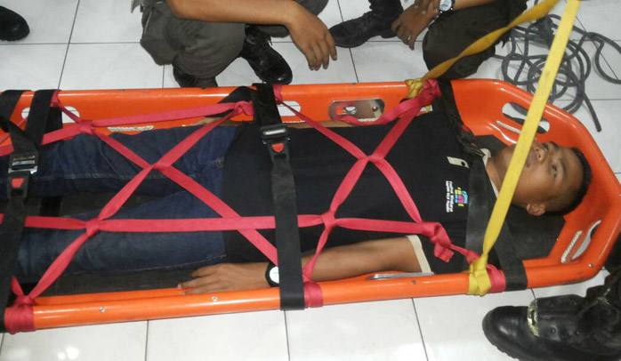 SIARAN PERS: Kwarda Jatim Gelar Simulasi Bencana Kebakaran Gedung Kamis, 18 Mei 2017