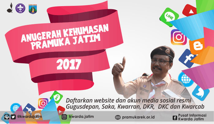 Daftarkan Website dan Akun Media Sosial Satuan Pramuka-mu di Sini