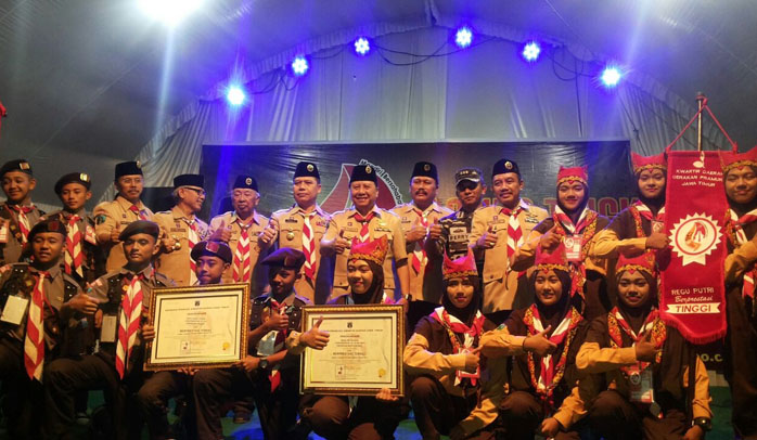 Regu Putra Kediri dan Regu Putri Banyuwangi Juarai LT IV Jatim 2017