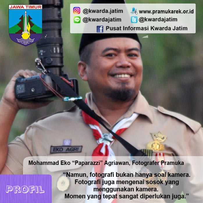Mohammad Eko “Paparazzi” Agriawan, Fotografer Pramuka