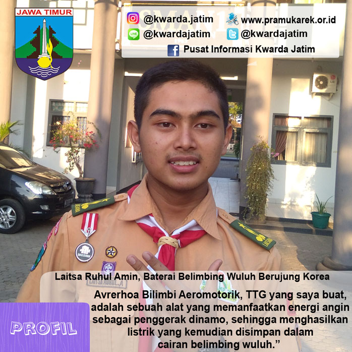 Laitsa Ruhul Amin, Baterai Belimbing Wuluh Berujung Korea