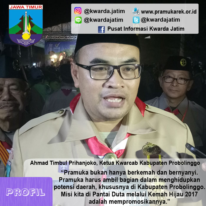 Ahmad Timbul Prihanjoko, Ketua Kwarcab Kabupaten Probolinggo