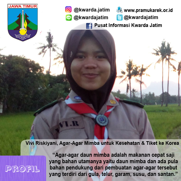 Vivi Riskiyani, Agar-Agar Daun Mimba untuk Kesehatan & Tiket ke Korea