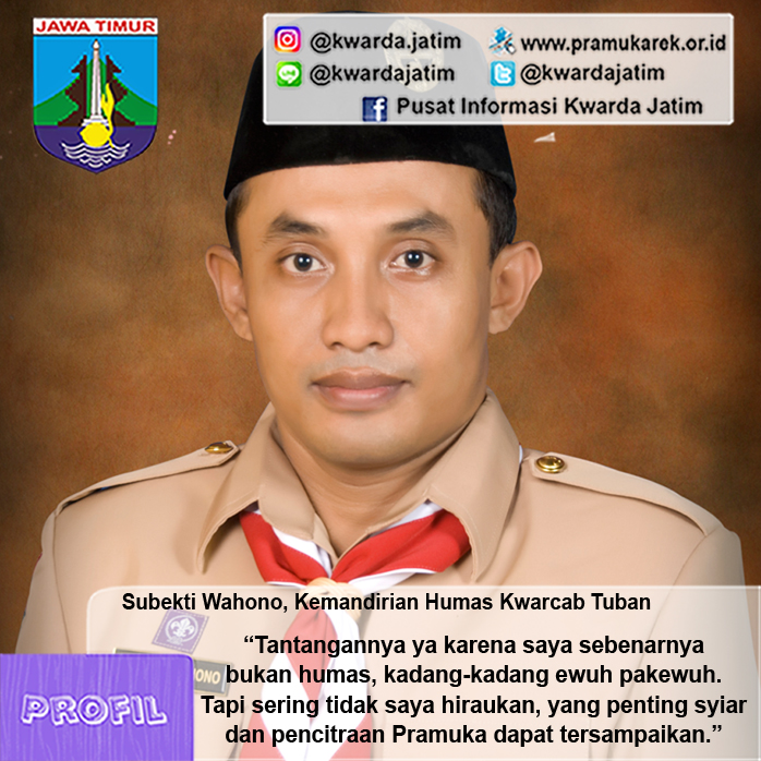 Subekti Wahono, Kemandirian Humas Kwarcab Tuban