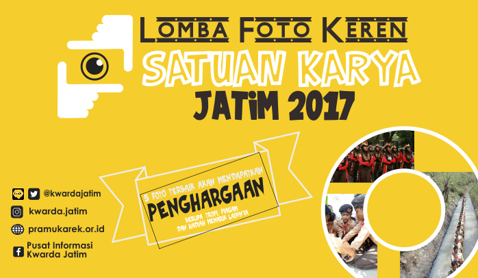 Lomba Foto Keren Satuan Karya Pramuka se Jatim 2017