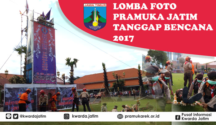 Lomba Foto Pramuka Jatim Tanggap Bencana 2017