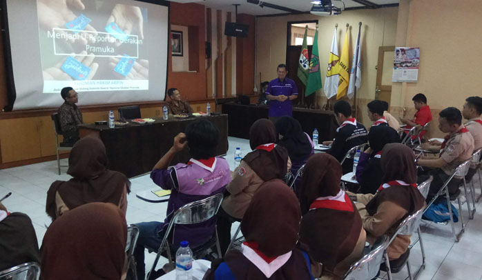 Sosialisasi U-report UNICEF, Setiap Pramuka Adalah Kantor Berita