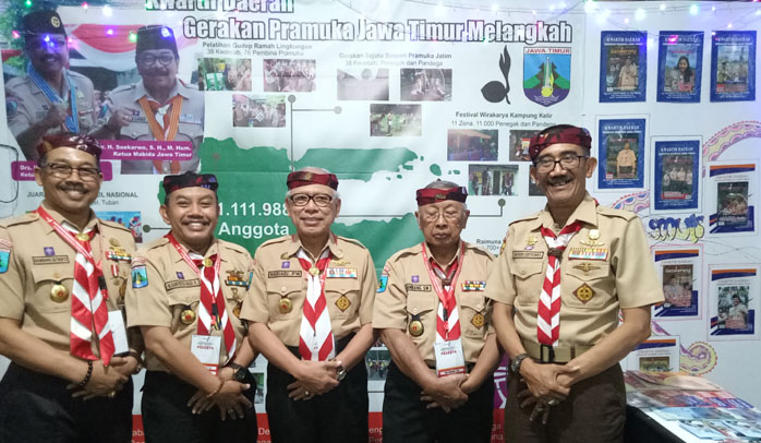 Kwarda Jatim Gelar Pameran Khusus pada Munas Pramuka di Kendari