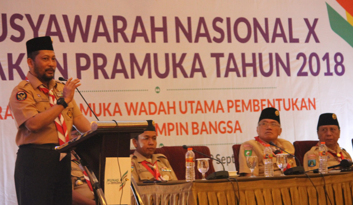 Kak Budi Waseso, Ketua Kwartir Nasional Gerakan Pramuka 2018-2023