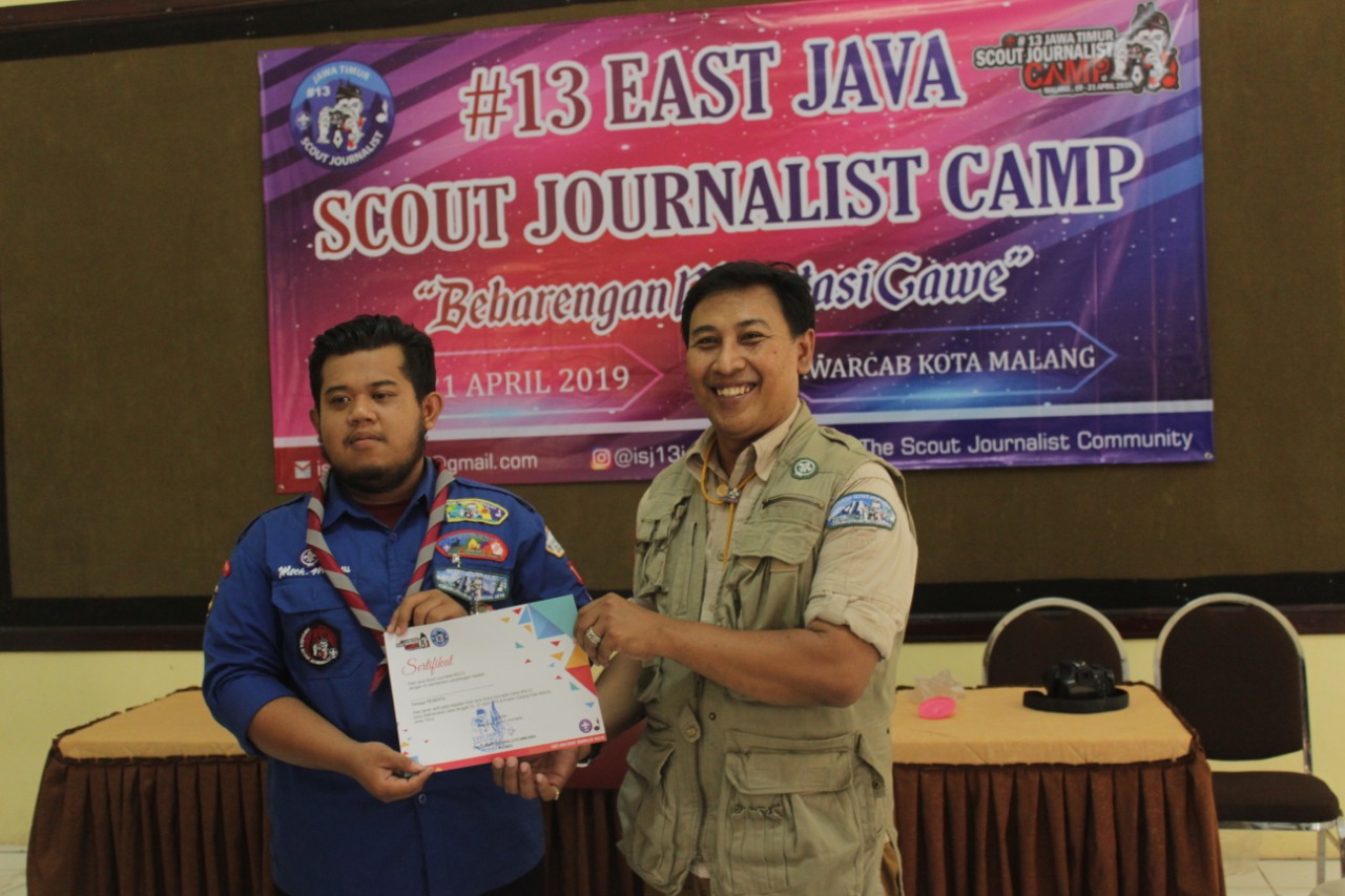Indonesia Scout Journalist Jawa Timur Gelar Scout Journalist Camp Pertama