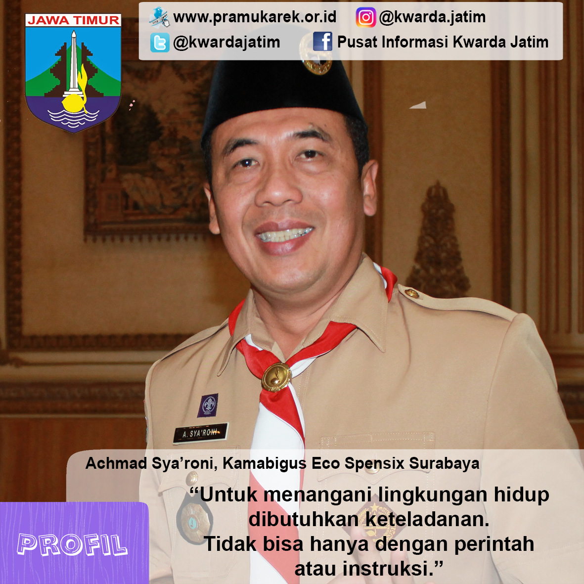 Achmad Sya’roni, Kamabigus Eco Spensix Surabaya