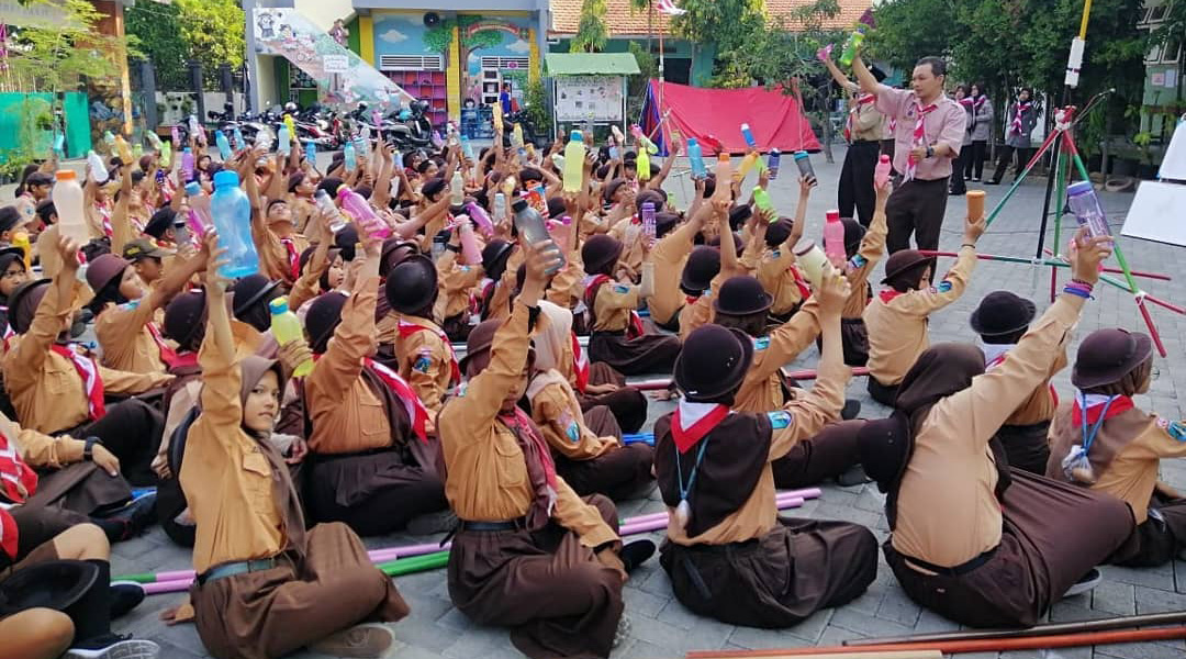 Persami Zero Waste Gudep 1463-1464 Pangkalan SDN Rungkut Menanggal I Surabaya