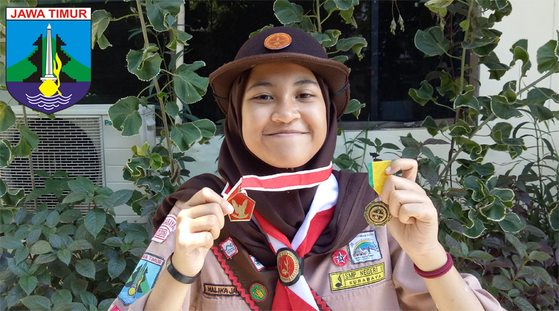 Malika Janeeta Az-Zahra, Pramuka Penggalang Teladan 2019