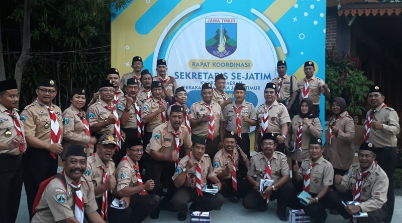 Rapat Koordinasi Sekretaris Kwarcab se Jatim Digelar di Trawas