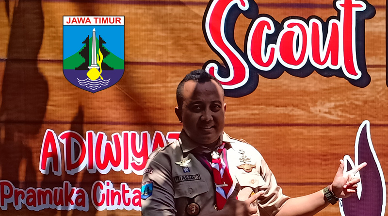 Kak Tri Panjianto, Pembina Juara 1 Gudep Unggul Nasional 2018