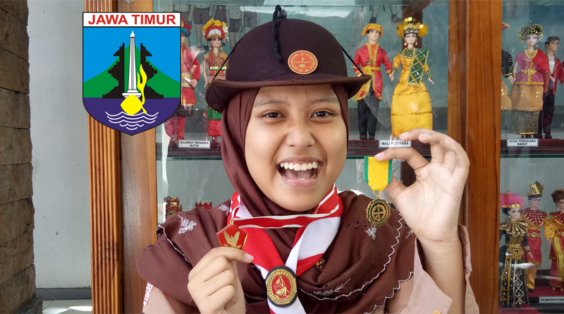 Akira Zahwa, Pramuka Teladan dengan Banyak Prestasi PMR