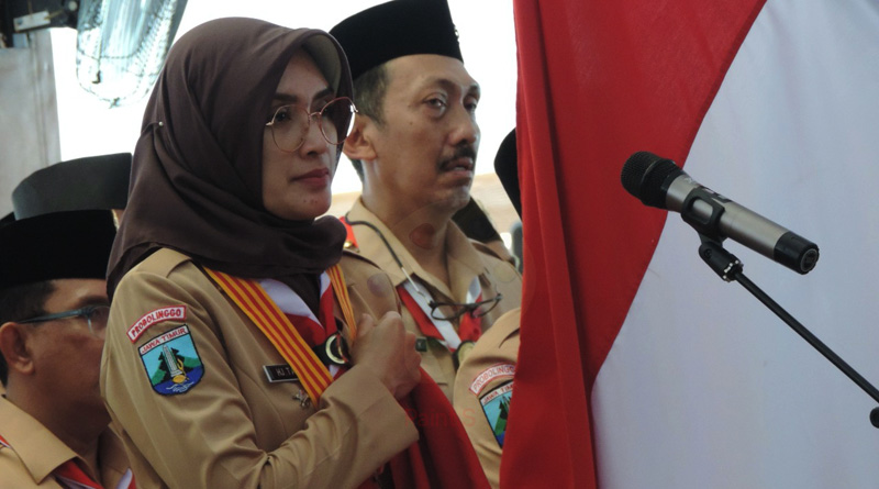 Bupati Tantri Ajak Besarkan Pramuka di Probolinggo