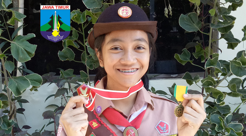 Sharla Martiza Herlambang, Pramuka Penggalang Teladan