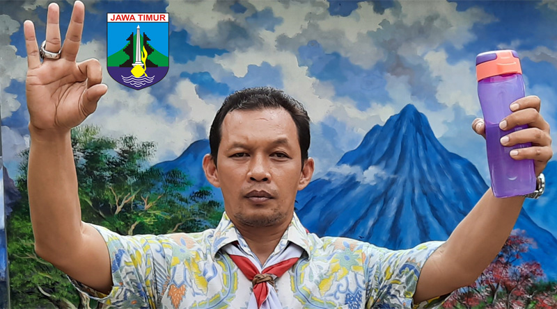 Kak Arif Dwi Susanto, Pembina Ecopreneur 2019 Terbaik SD