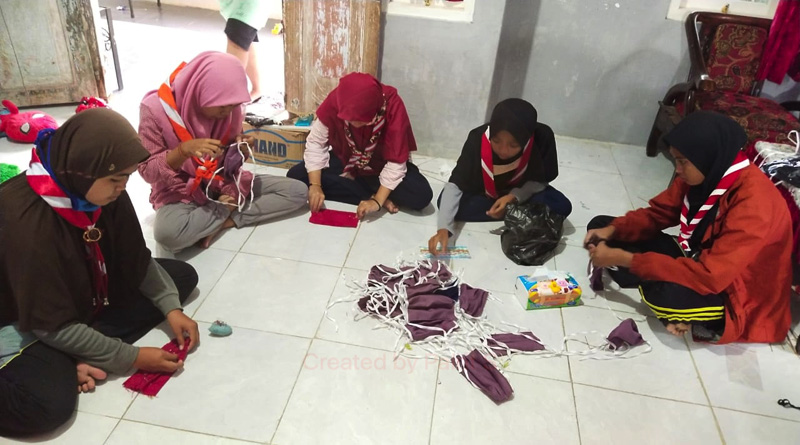 1000 Masker Gratis Ambalan Pandu Alam Adhiyaksa Situbondo