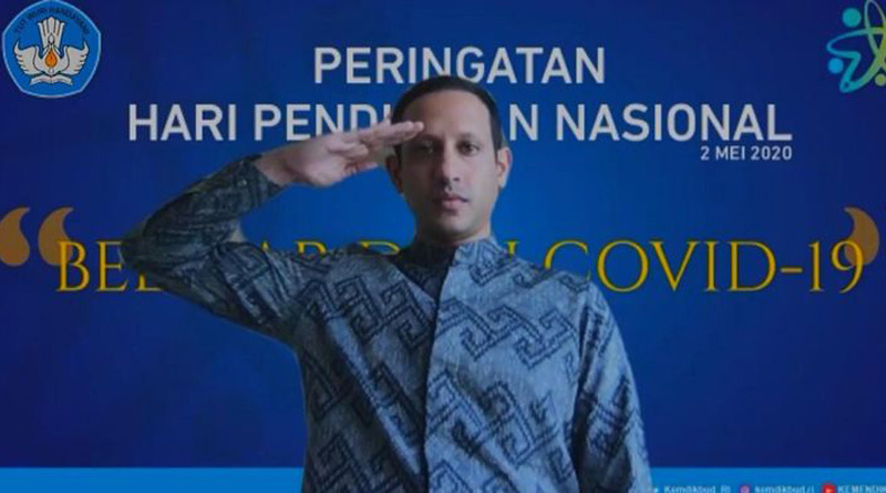 Sambutan Hadiknas 2020 Mendikbud Nadiem Makarim