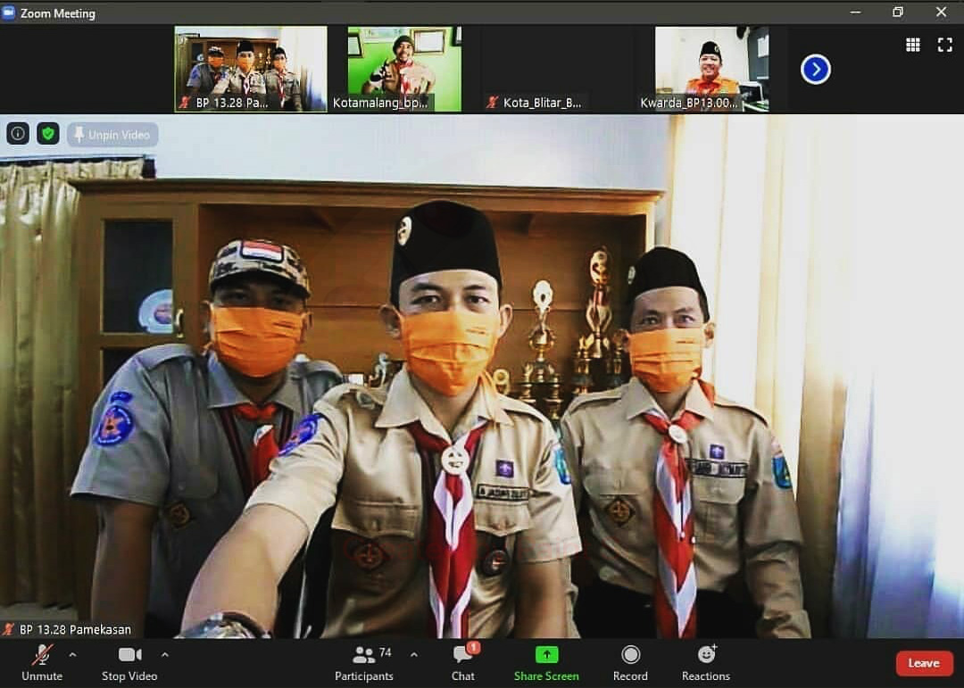 Brigade Penolong Pramuka se-Jatim Bertekad Bantu Penanganan COVID-19