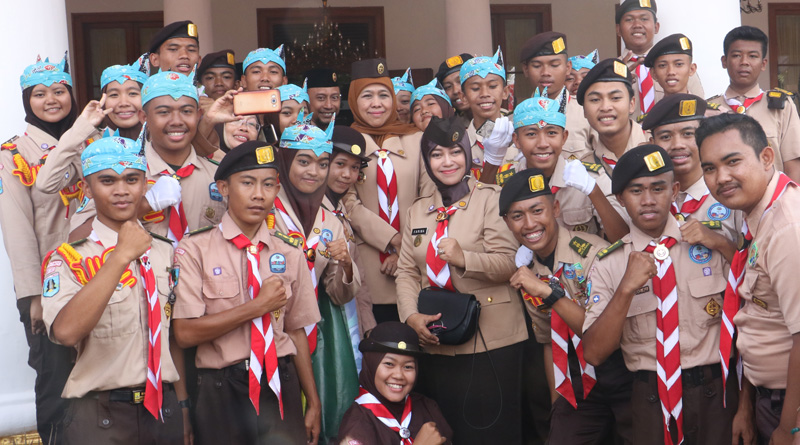 Empat Arahan Gubernur Jawa Timur Menyikapi Covid-19 dan Hari Pramuka ke-59