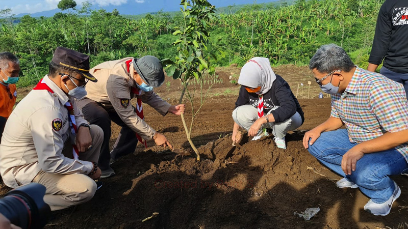 Kwarda Jatim Canangkan Gerakan Penghijauan Bumi Perkemahan 2020