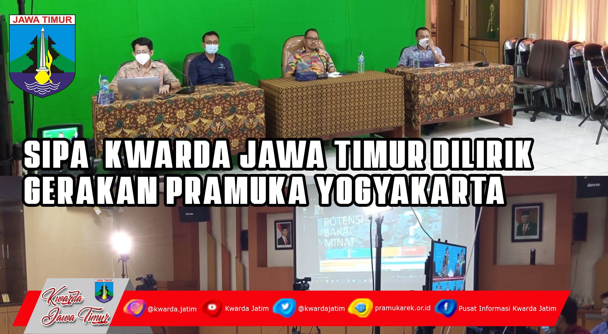 SIPA  Kwarda Jawa Timur Dilirik Gerakan Pramuka Yogyakarta