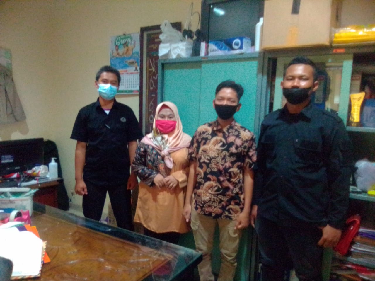 Racana Pangkalan Universitas Panca Marga (UPM) Probolinggo Kunjungi Dapur Majalah Genderang Kwarda Jatim.