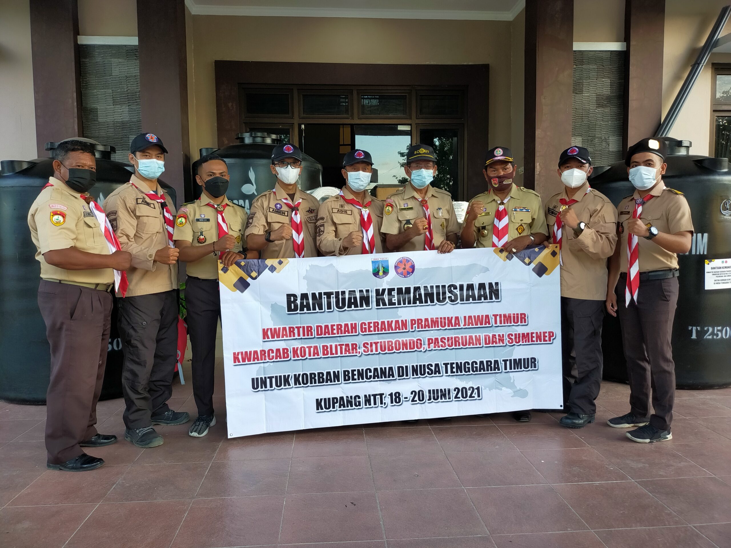 Kwarda Jatim Peduli, Salurkan Bantuan Ke NTT