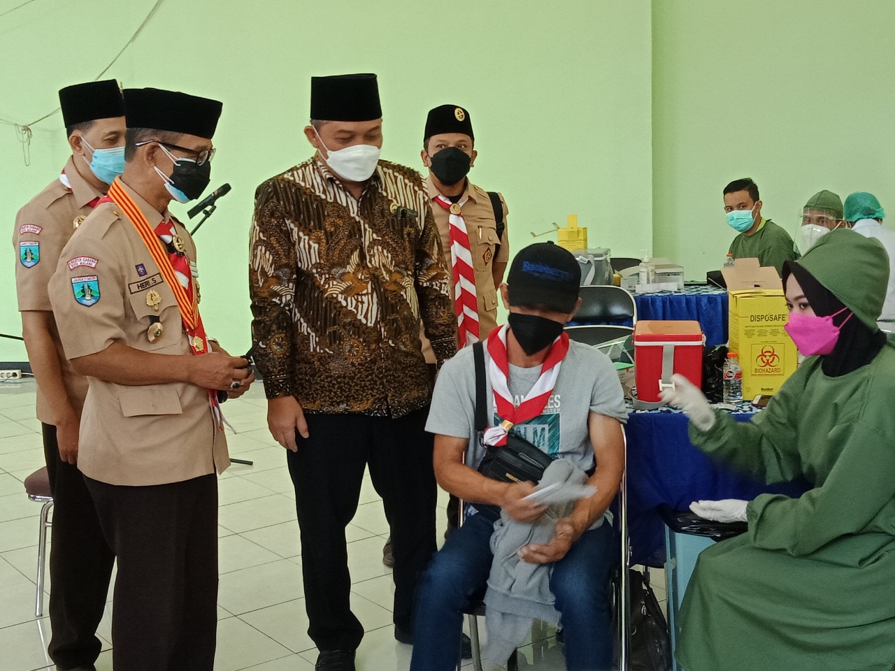 1.000 Vaksin Kwarcab Kota Malang, Sukseskan 60.000 Vaksinasi Kwarda Jatim