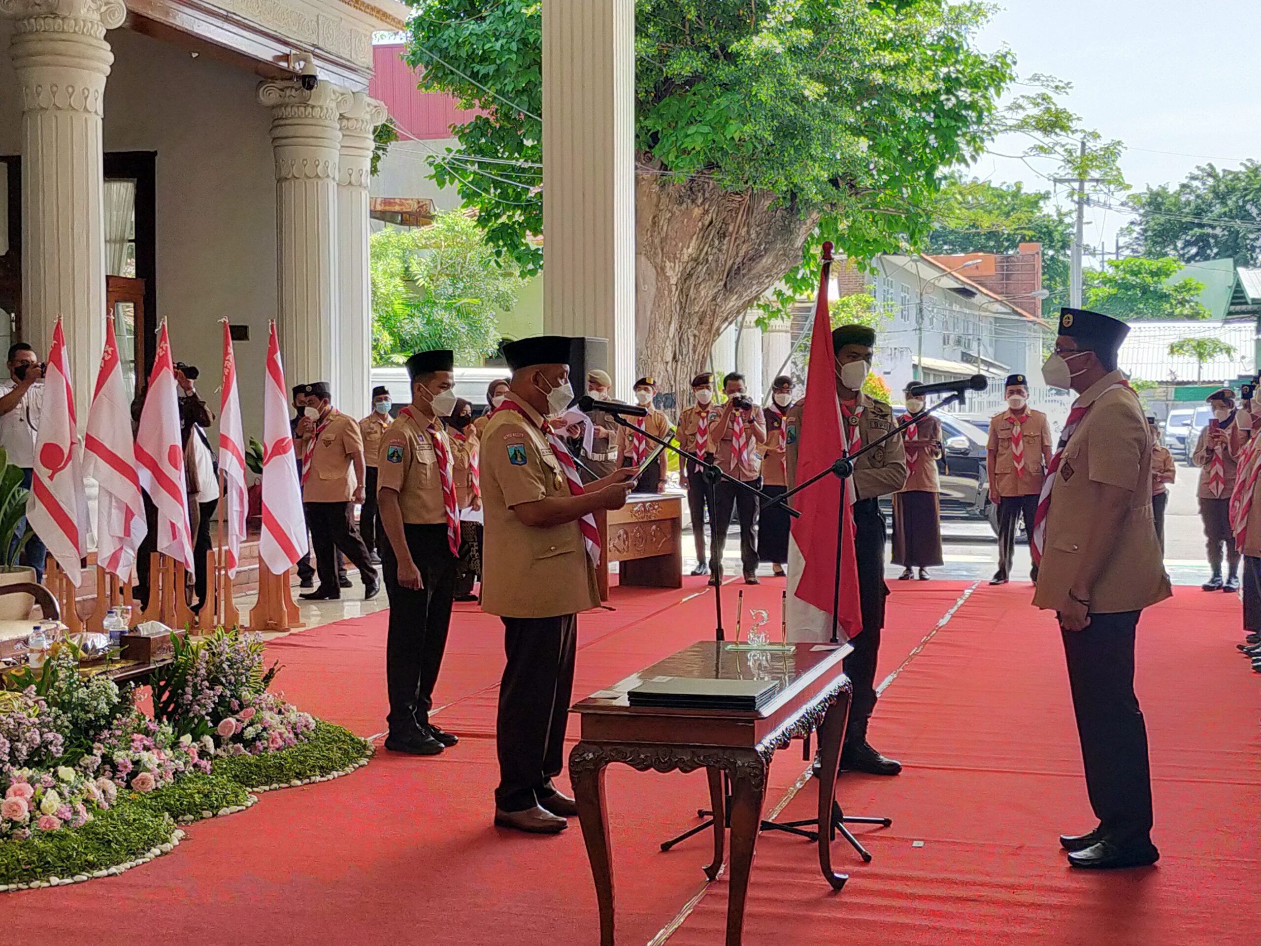 Berkesan! Ketua Kwarda Jatim Arum Sabil Sukses Lantik Mabicab, Pengurus Kwarcab, dan LPK Sidoarjo
