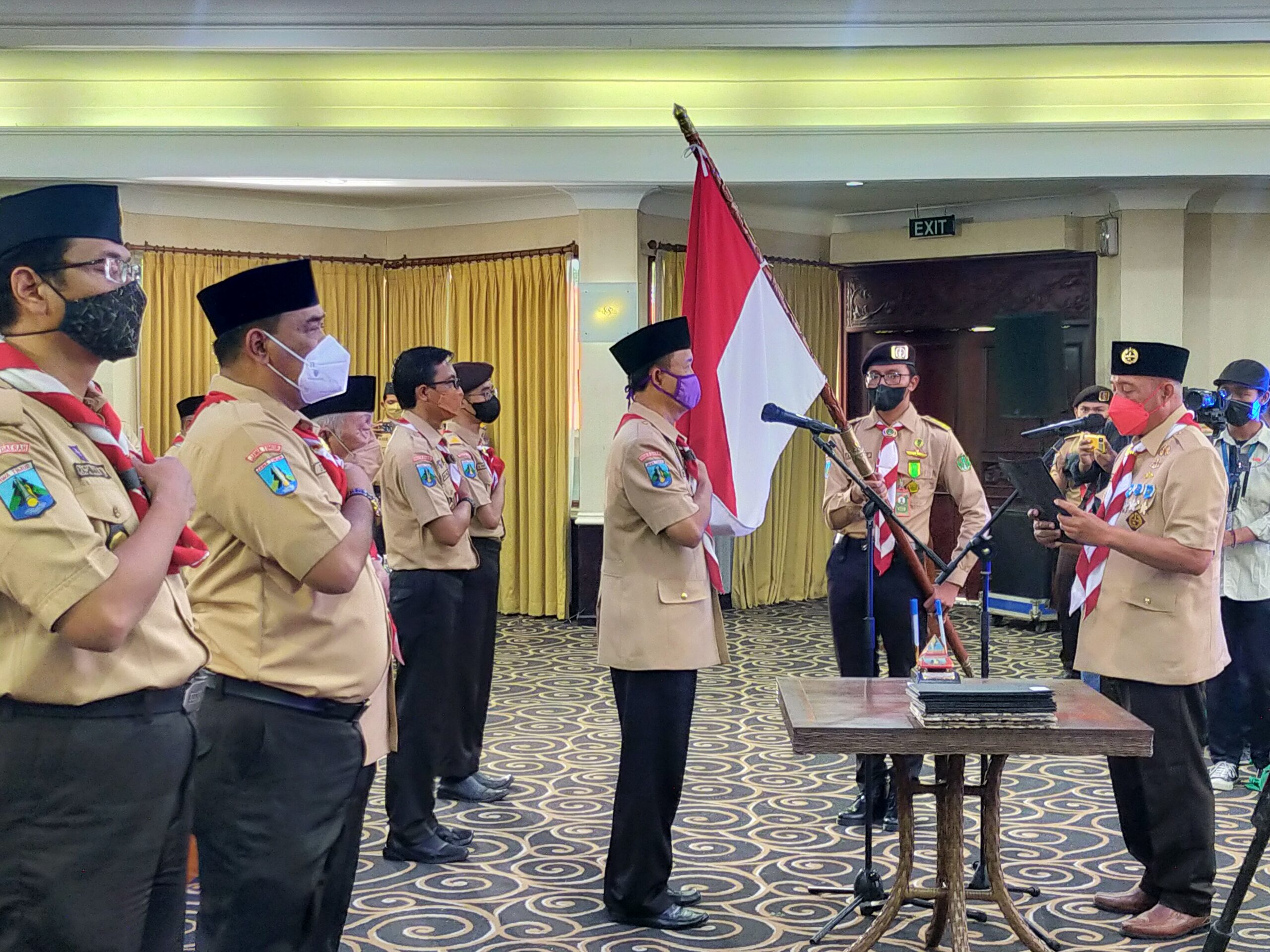 Kak Arum Sabil Lantik Badan Kelengkapan Kwartir Daerah Jawa Timur