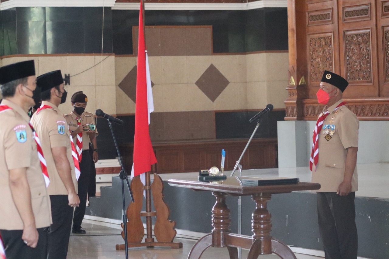Pelantikan Pengurus Kwarcab Tuban oleh Ketua Kwarda Jatim Kak Arum Sabil