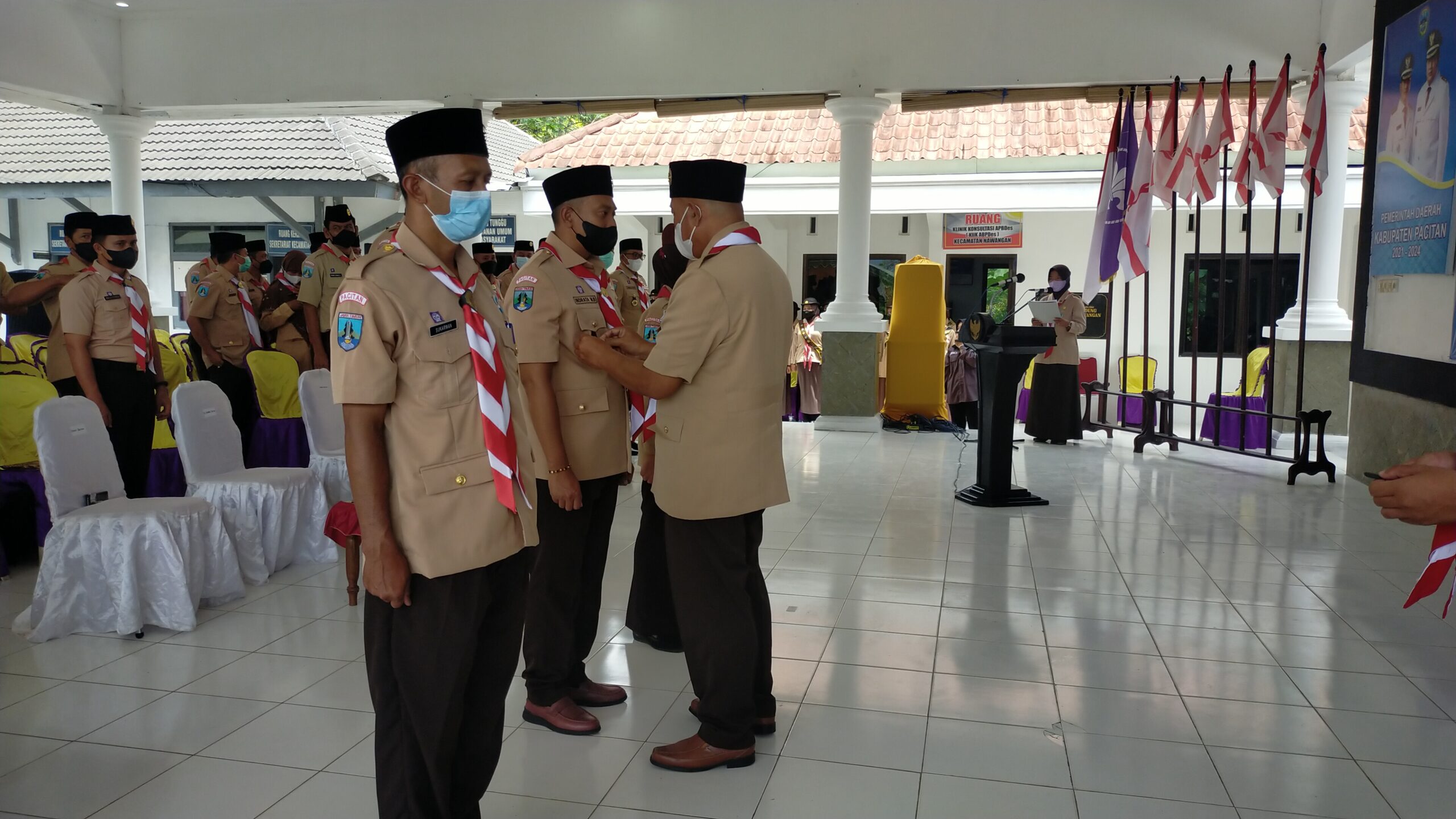 Bupati Pacitan Dilantik Sebagai Ketua Mabicab di Pendopo Kecamatan