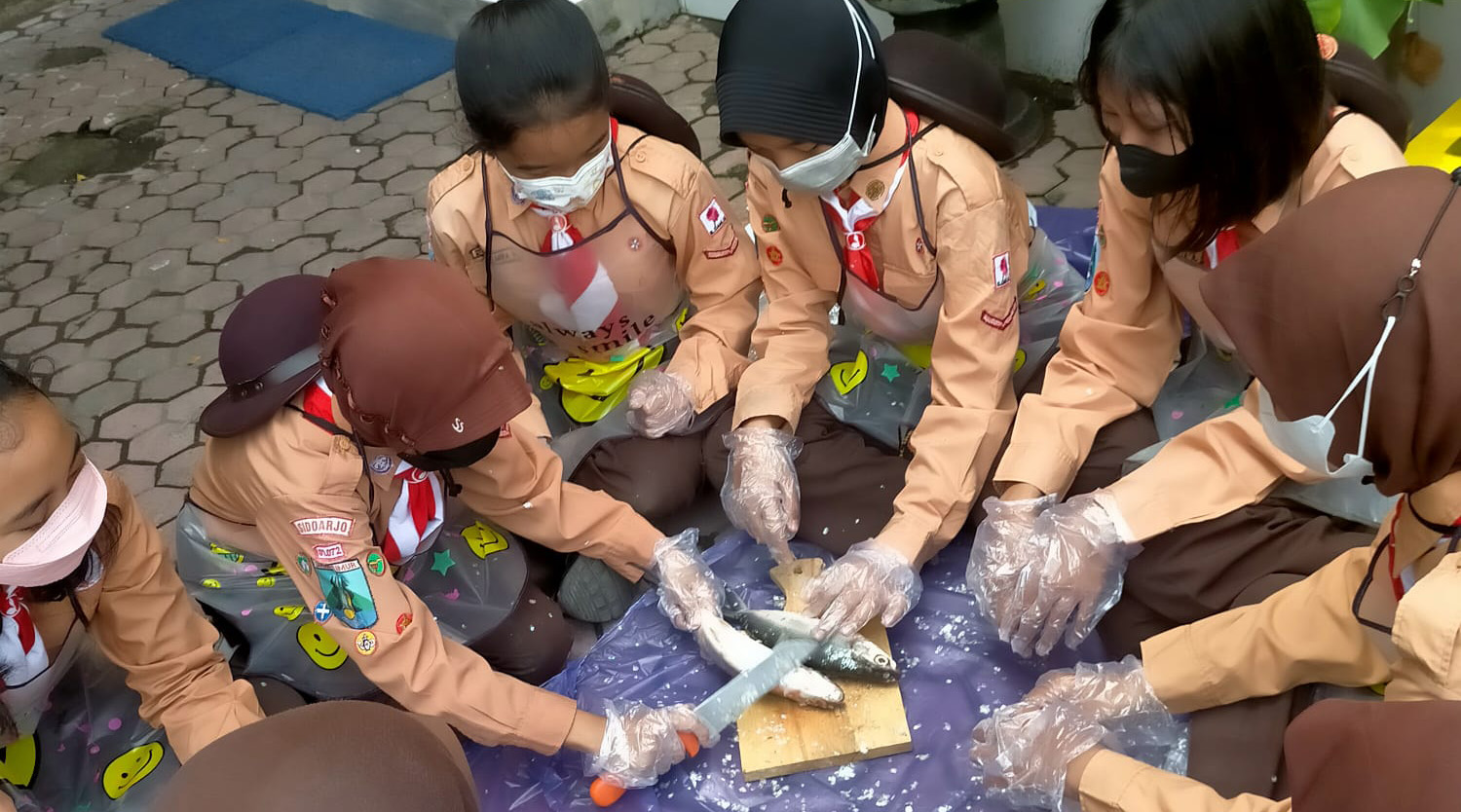 Cabut Duri Bandeng Scout Reivda Sidoarjo