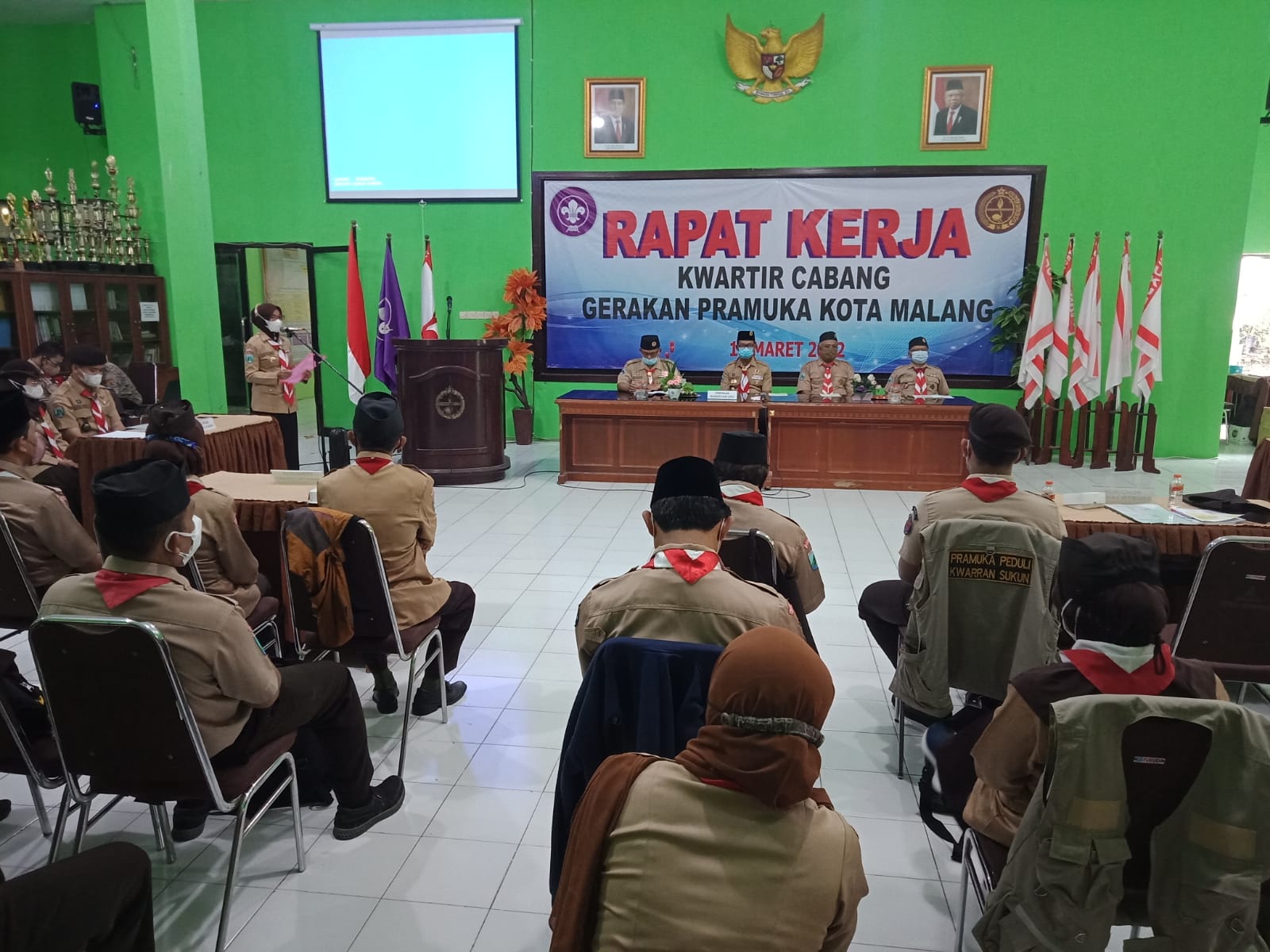 Sukses Selenggarakan Rakercab dengan Prokes Ketat, Kwarcab Kota Malang Makin Produktif