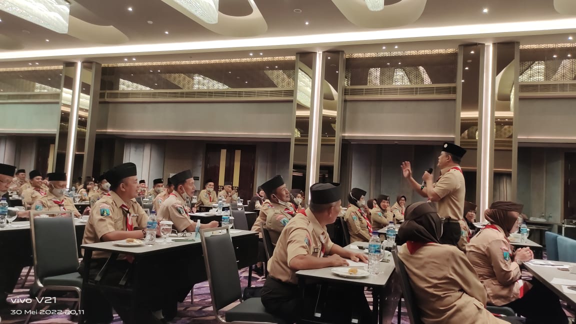 Dispora Jatim Selenggarakan Pembinaan Metode Kepramukaan Bagi Pelatih Kwarcab se Jatim