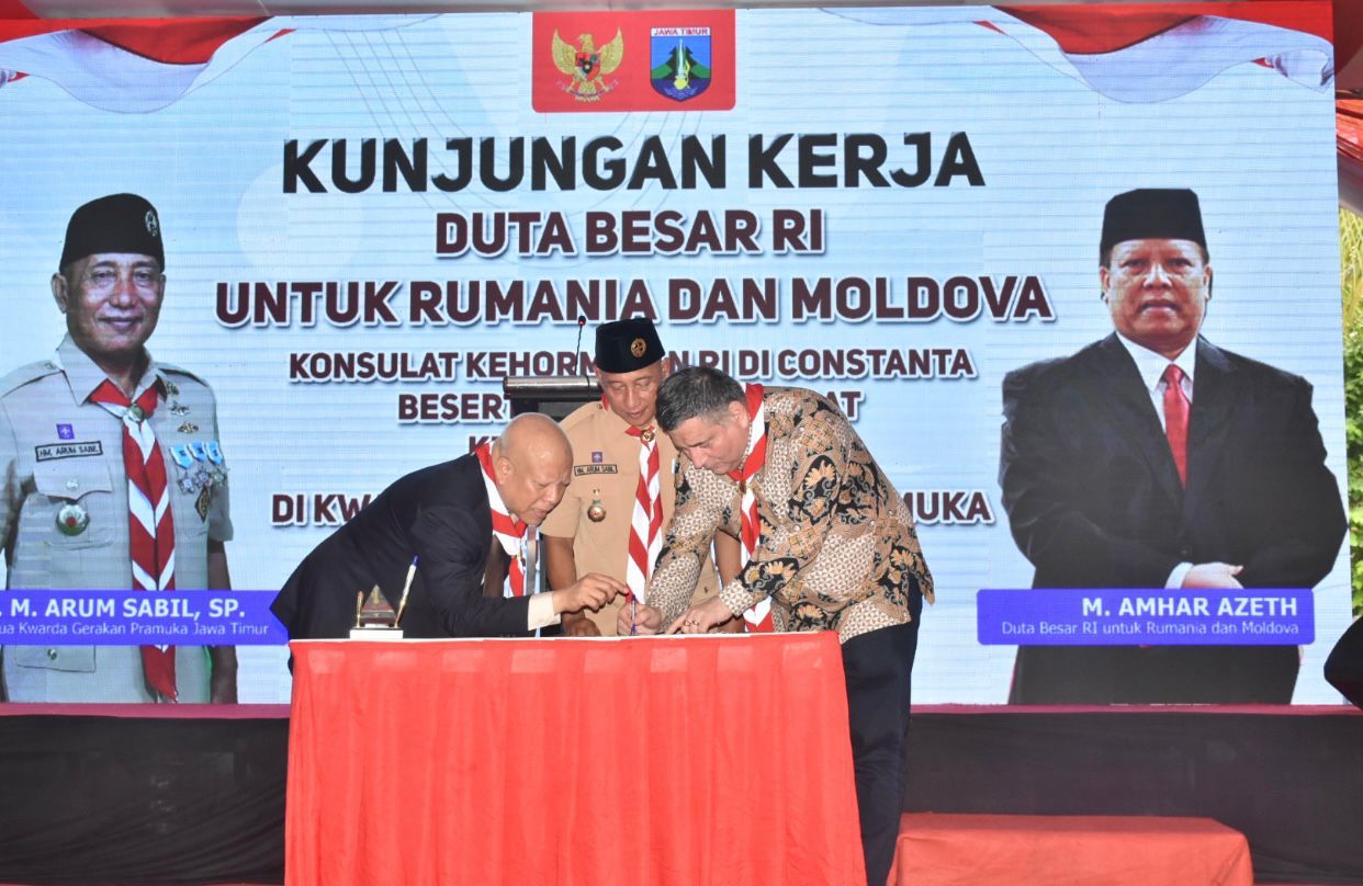 Wujudkan Bilateral yang Masif, Duta Besar RI Berkunjung ke Kwarda Jatim