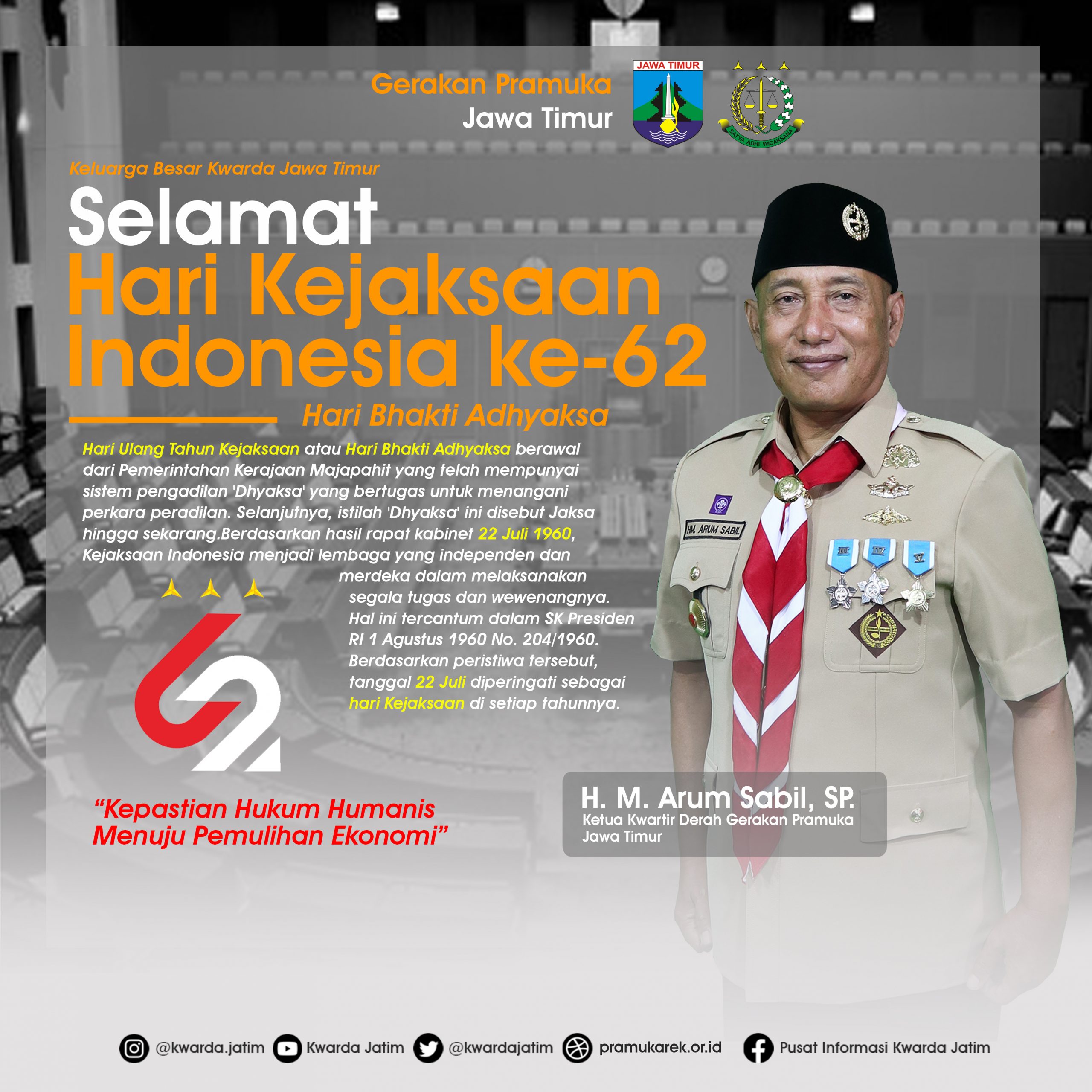 HARI KEJAKSAAN INDONESIA KE-62
