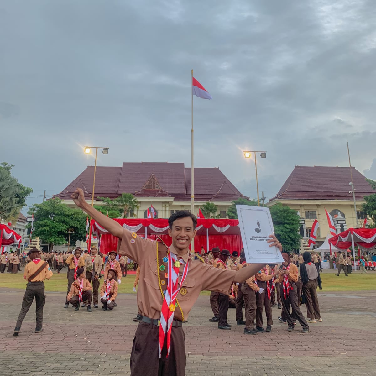 Sempat Gagal di Penggalang, Ervalla May Abrika Raih Pramuka Penegak Garuda 2022
