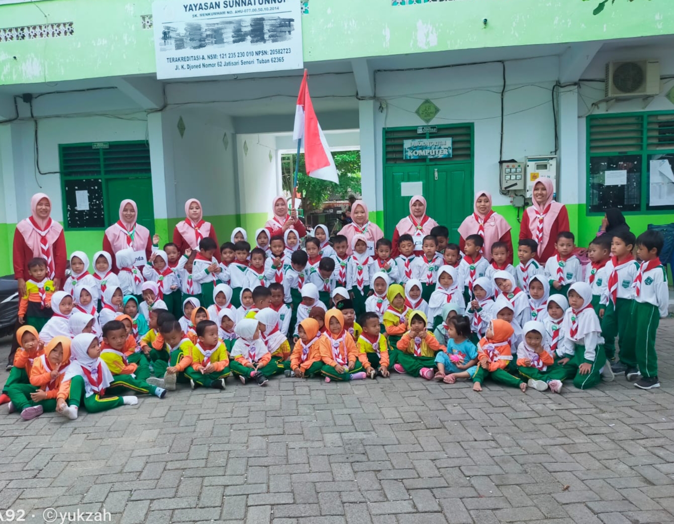 Pertama di Tuban, KB Al-Mawaddah dan TK Muslimat NU-19 Gelar Pramuka Prasiaga