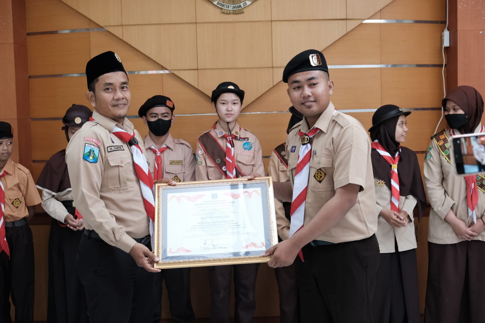 Kwarda Jatim Berikan Penganugerahan Pemenang Lomba Pramuka Jurnalis 2022