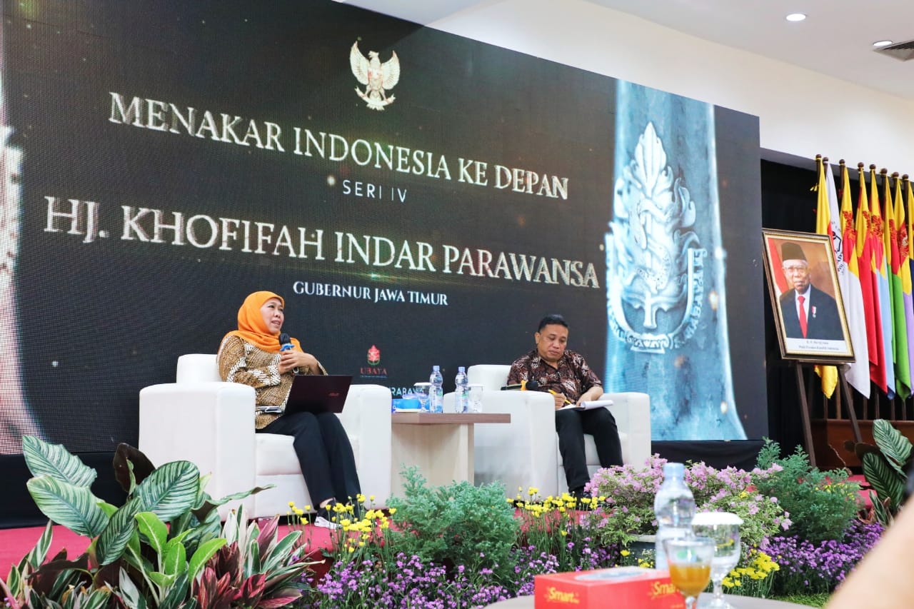Sampaikan Kuliah Umum di Universitas Surabaya  ( UBAYA ), Gubernur Khofifah Sebut  _Mutual Understanding, Trust and  Respect_ Jadi Kunci Menjaga dan Merawat Kebhinekaan